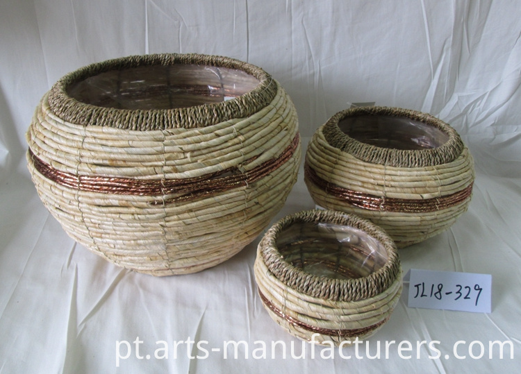 cesta de flores de tecelagem weaving flower basket